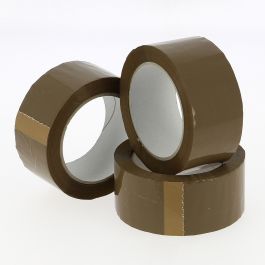 Tape PP solvent 48 mm x 100 mtr bruin