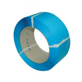 Omsnoeringsband PP 12 x 0,75 mm x 2000 mtr kern 406 mm blauw