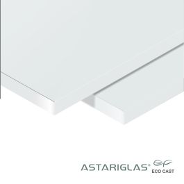 Astariglas® ECO CAST 401ST wit glans/satijn 600 mm x 1000 mm 8 mm