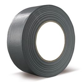 Ducttape 50 mm x 50 mtr grijs