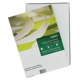 Igepa labels wit 38 x 99 mm ronde hoeken (vel 297x210) 14eti/100