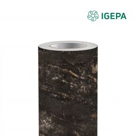 Igepa Newdeco Wallfilm Stone zwart DS1520 1220 mm x 50 M