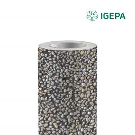 Igepa Newdeco Wallfilm Stone grijs DS1960 1220 mm x 50 M