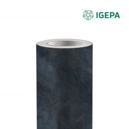 Igepa Newdeco Wallfilm Stone donkerblauw DS453 1220 mm x 50 M