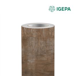 Igepa Newdeco Wallfilm Wood bruin DW1920 1220 mm x 50 M
