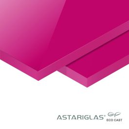 Astariglas® ECO CAST RAL4010 telemagenta 600 mm x 1000 mm 8 mm