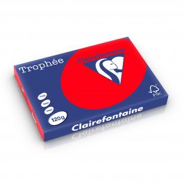 Clairefontaine Trophee intensief 120 g/m² koraalrood 1327 297 x 420 mm BL