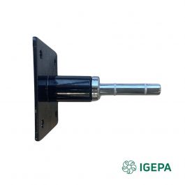 Igepa Flagpole wallmount 90°